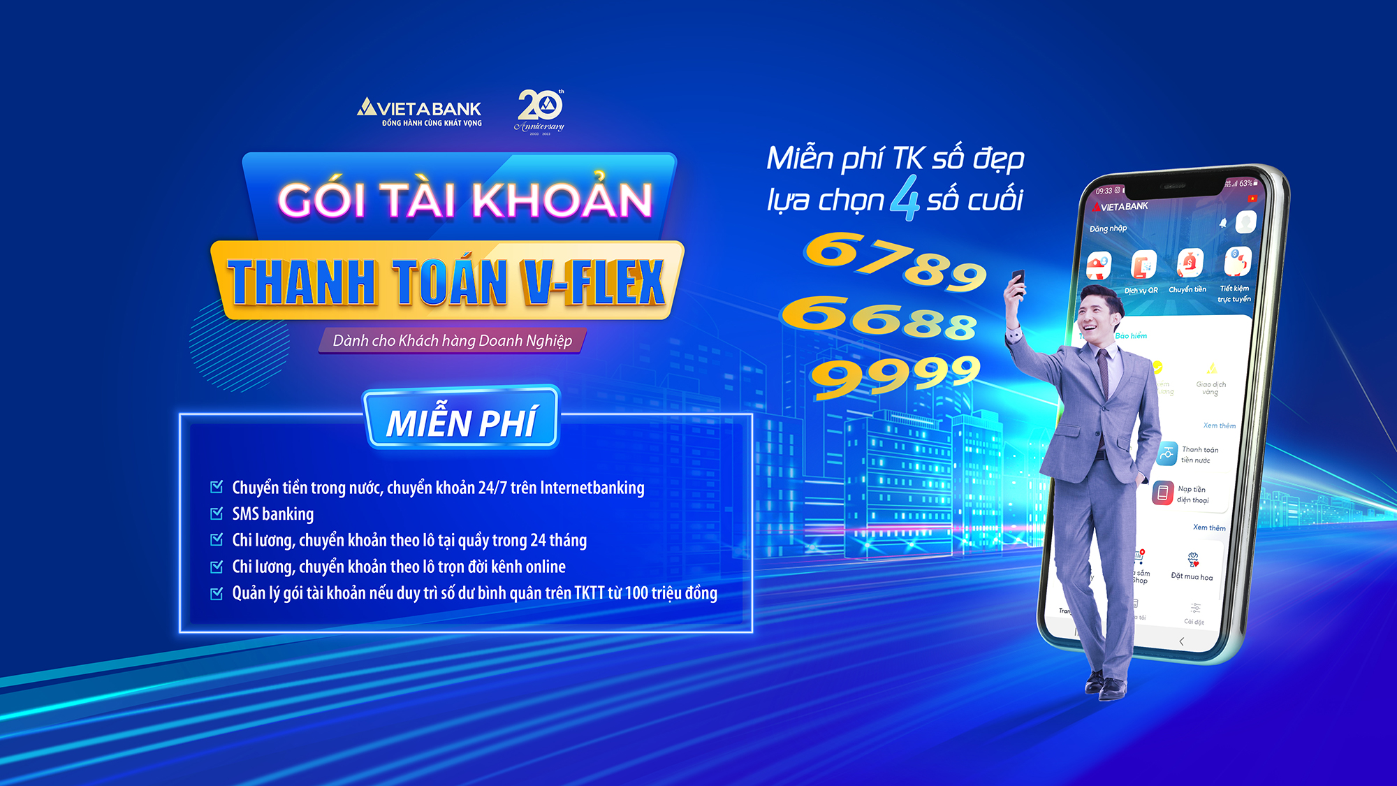 Gói tài khoản thanh toán Vflex